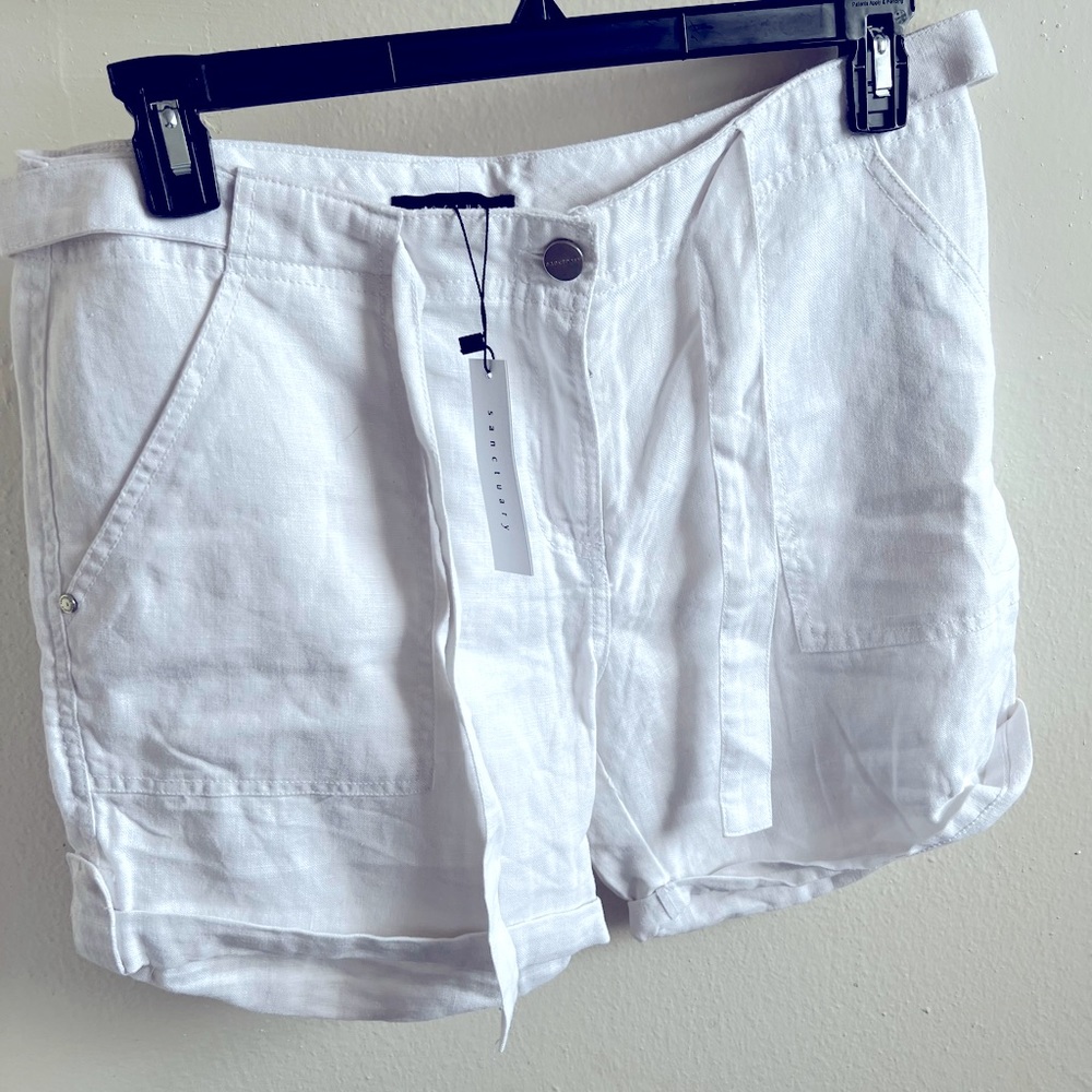NWT Sanctuary White Linen Shorts,30